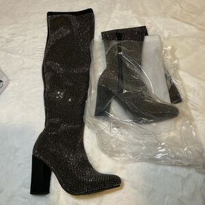 Wild Pair rhinestones boots